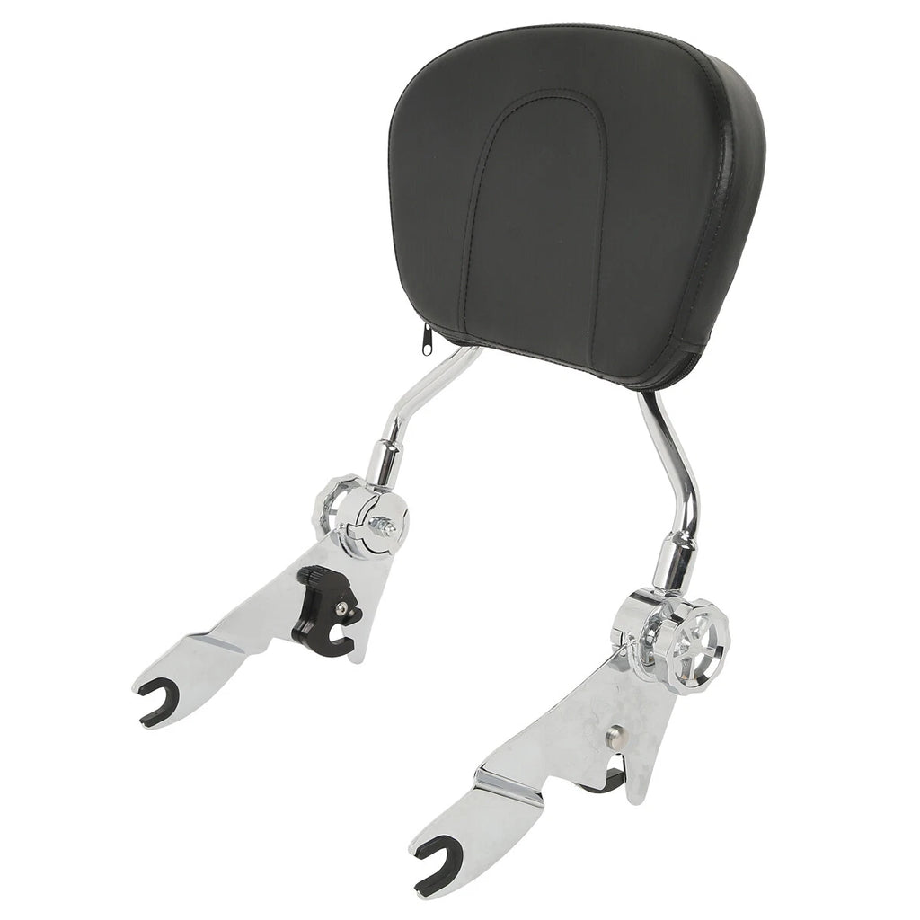 Detachable Backrest Sissy Bar Chrome for Harley Touring Street Glide (2009–2026)