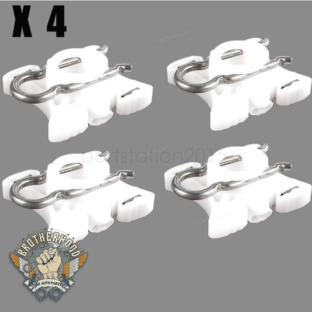 Set of 4 Window Regulator Sliding Pivot Clips for BMW E32 E34 E36 E92 E93