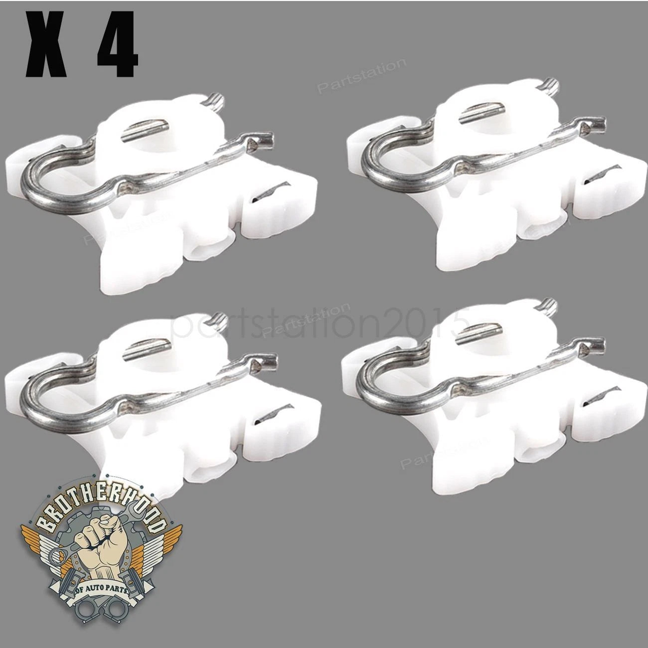 Set of 4 Window Regulator Sliding Pivot Clips for BMW E32 E34 E36 E92 E93