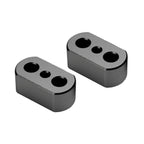 20mm Black Risers for Tiger 1200 & Explorer XR XRx XRt XCx XCa (2010–2020)