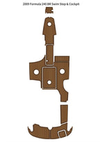 EVA Foam Teak Flooring Cockpit Mat for Formula 240 BR (2009)