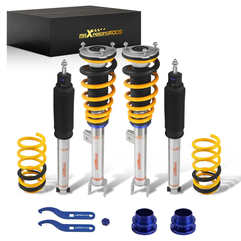 24 Way Adjustable Coilover Shock + Eibach Spring for Tesla Model 3 (2017–Present)