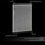 2-Row Aluminum Core Radiator for Freightliner Business Class M2 106 (2003–2007)
