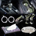 Bling Diamond Engine Button Ring Gear Shift Cover Set for NEO (YYYY–YYYY)