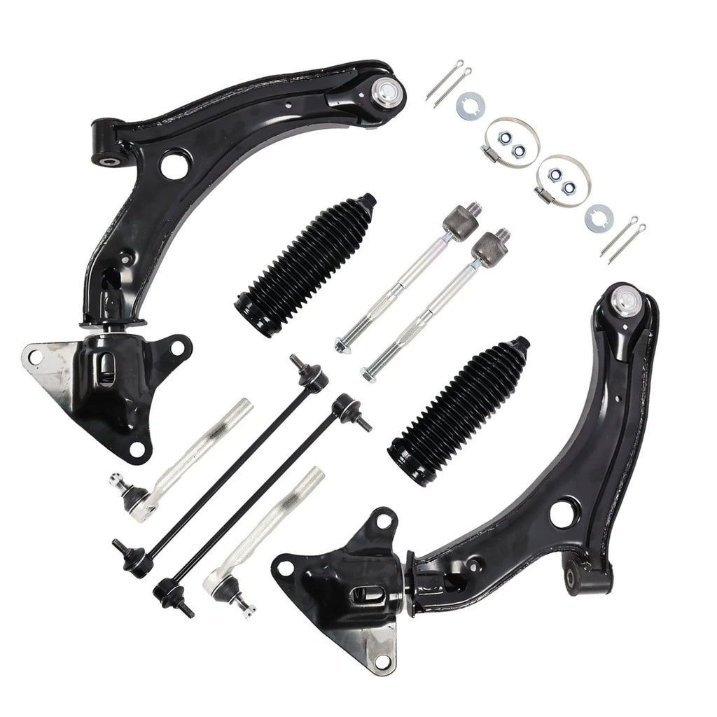 10x Front Lower Control Arm Ball Joint Sway Bar Tie Rod for Honda Fit (2009–2013)