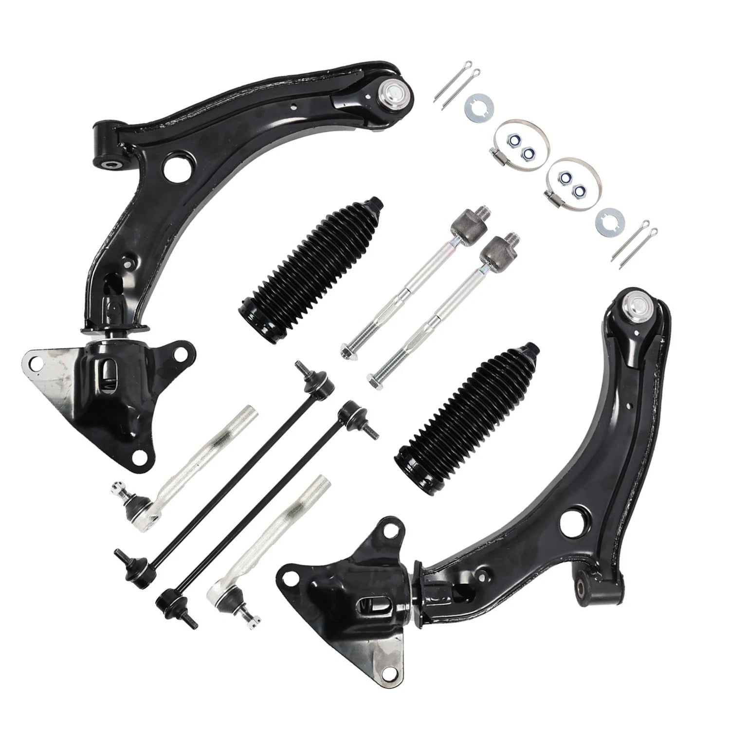 10x Front Lower Control Arm Ball Joint Sway Bar Tie Rod for Honda Fit (2009–2013)