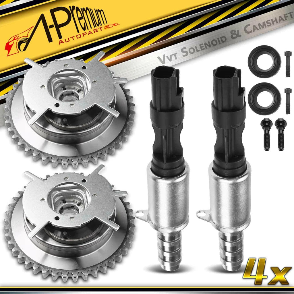 Set of 4 Variable Valve Timing Solenoids for Ford Lincoln Mercury 