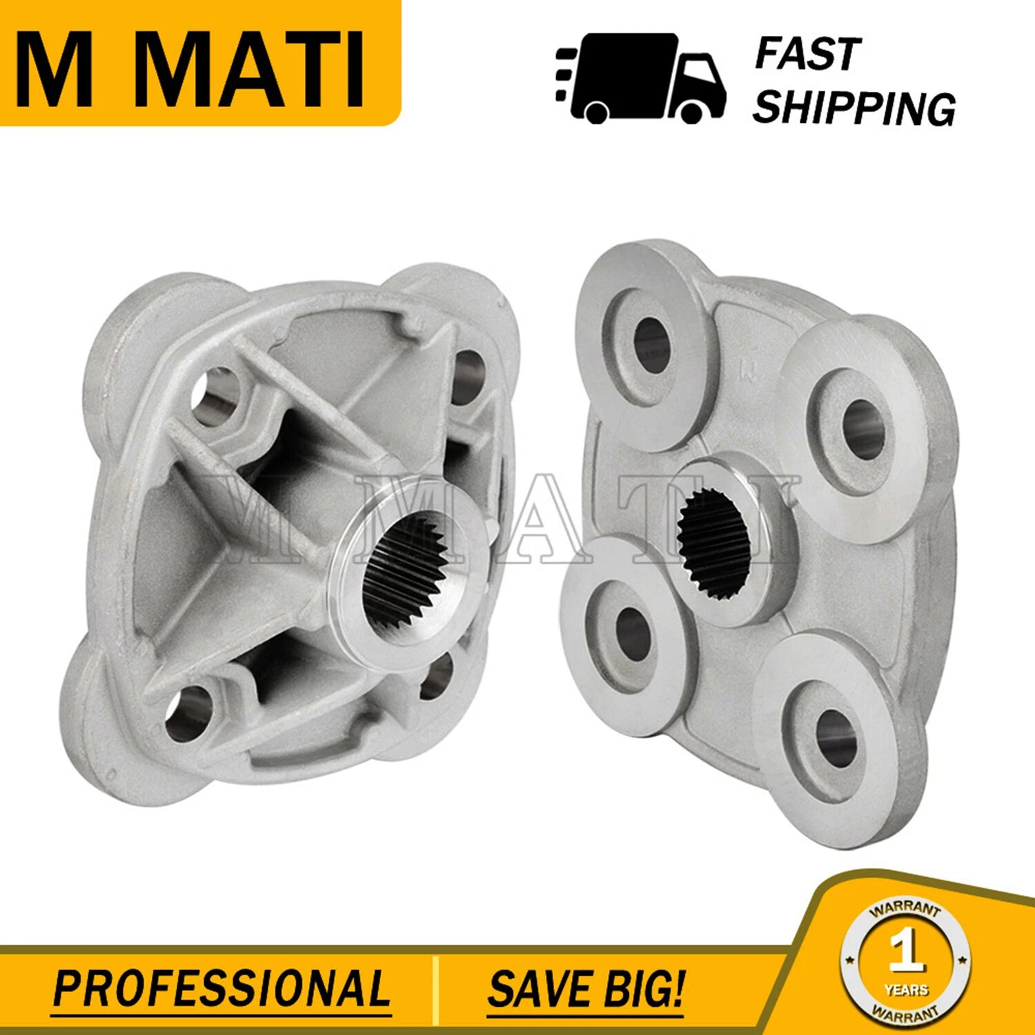 2x Rear L/R Wheel Hub for Polaris Scrambler 500 (1997–1998, 2005–2012)