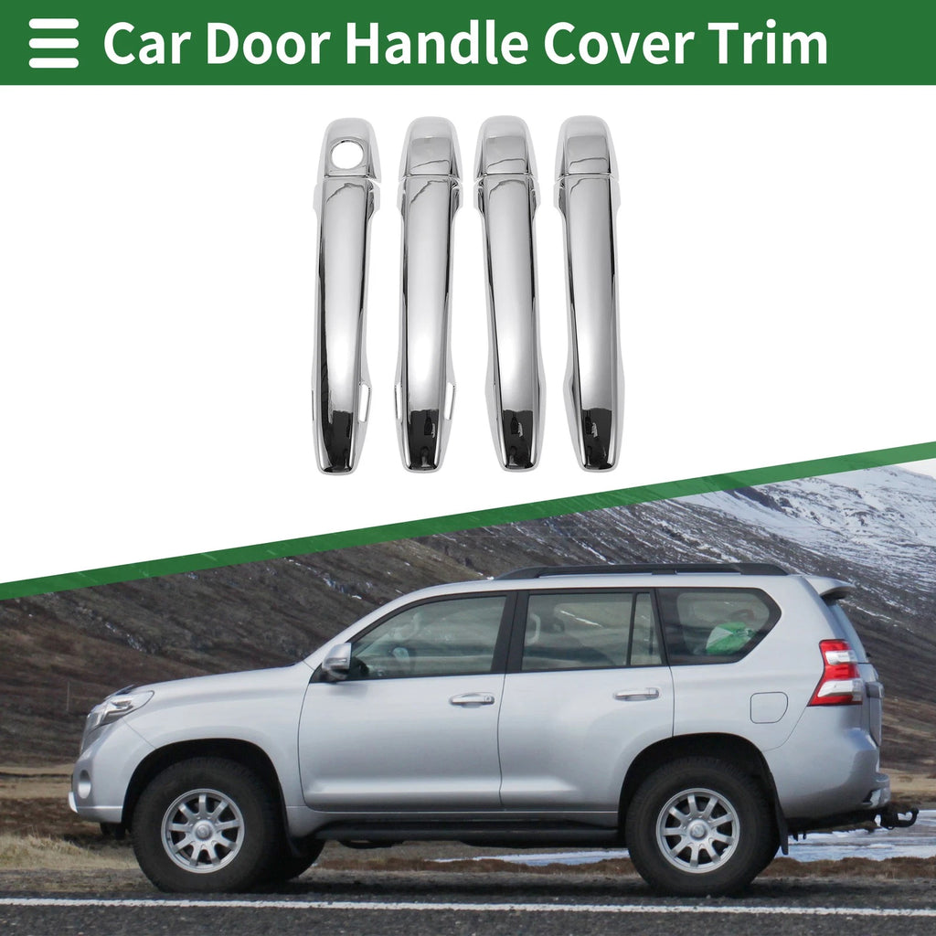 Door Handle Cover Trim for Subaru Outback (2012–2019) Silver Tone