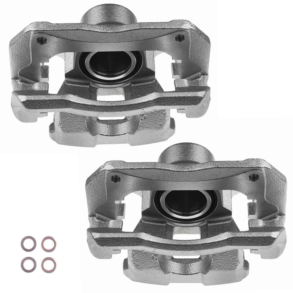 Pair Front Disc Brake Calipers for Honda Civic (2017-2020)