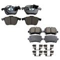 Akebono Euro Ceramic Brake Pad Kit for Audi A4 A6 (2000–2006)