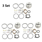 Set of 3 Carburetor Repair Kits for B&S 498260 492495 796611 493640