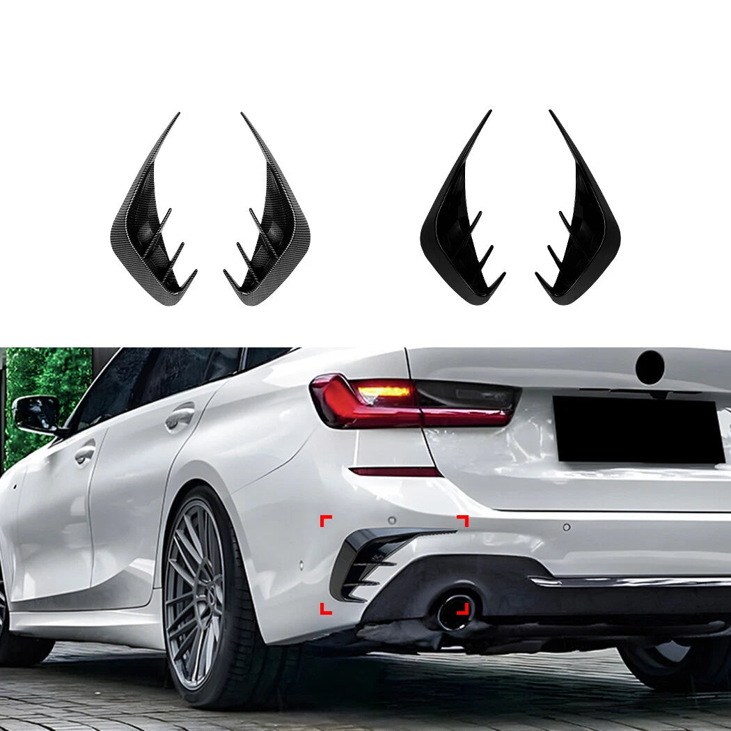Side Vent Trim Canards Splitters for BMW 3-Series Estate M-Sport (2019–2022)