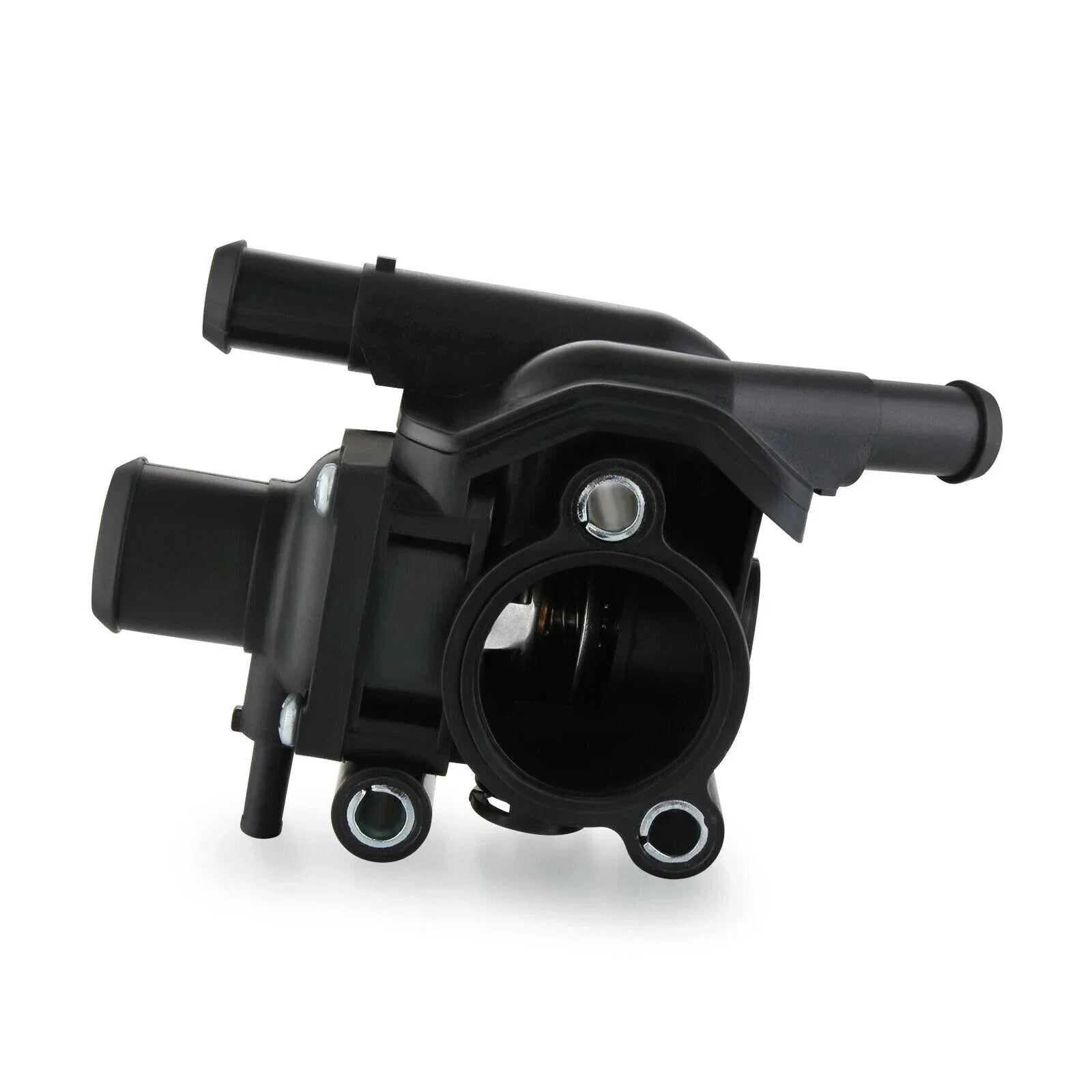 Black Thermostat Housing Assembly for Ford Focus, Escape, Mazda (2000-2012)