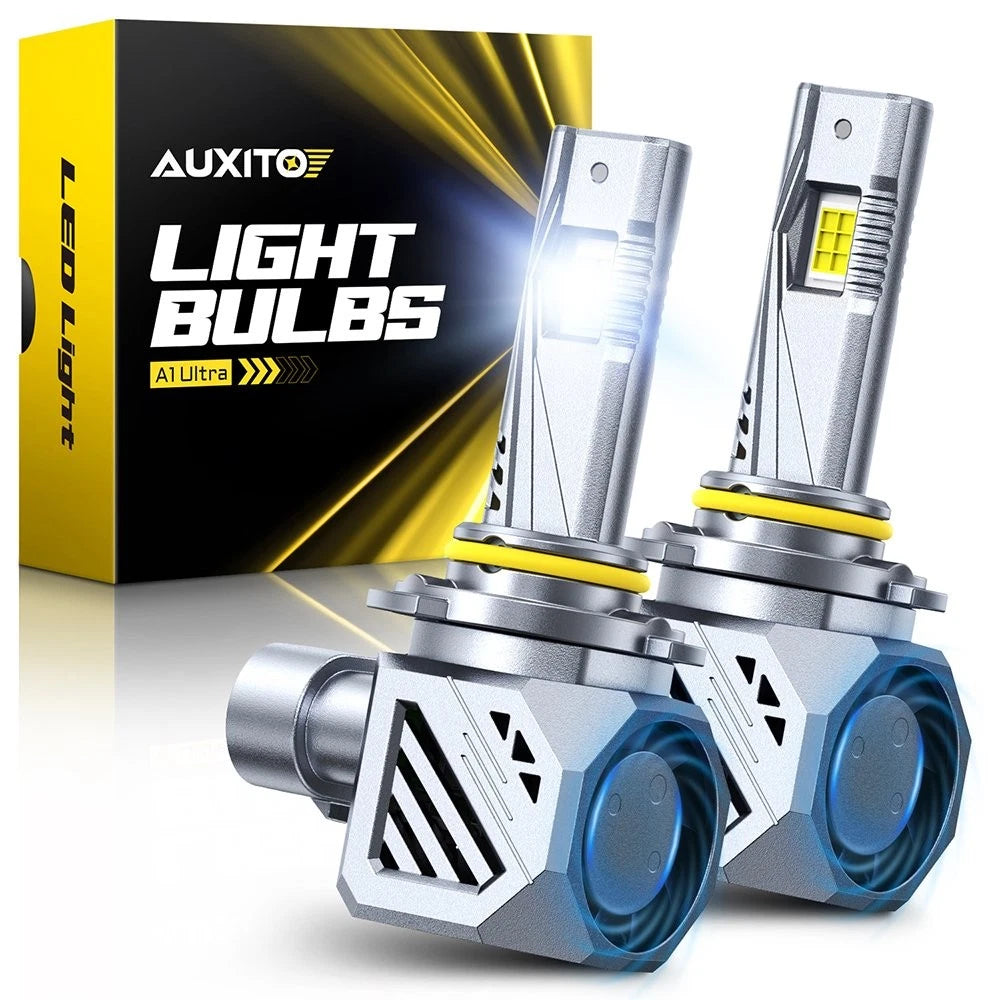 2X AUXITO 9005 LED Headlight Bulbs Kit 48000LM 6500K for High/Low Beam