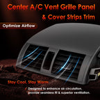 AC Dash Air Vent Trim Panel Cover for Toyota Corolla (2008-2013)
