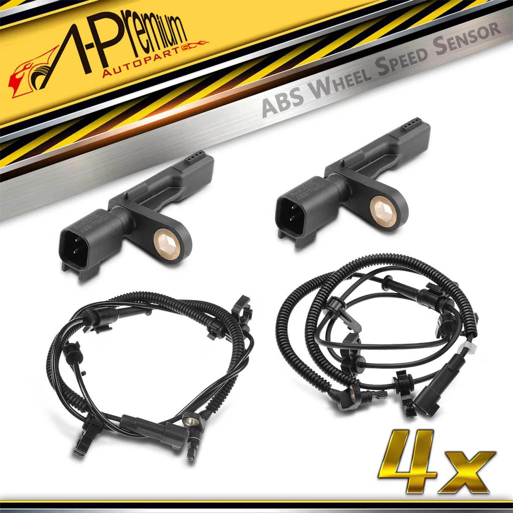 Set of 4 ABS Speed Sensors for Jeep Liberty (2006–2007)