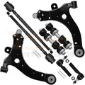 Set of 8 Control Arms and Tie Rods for Chevy Impala/Monte Carlo