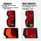 LED Tail Light Brake Lamp Left Driver Side for Chevy Colorado (2023–2026)