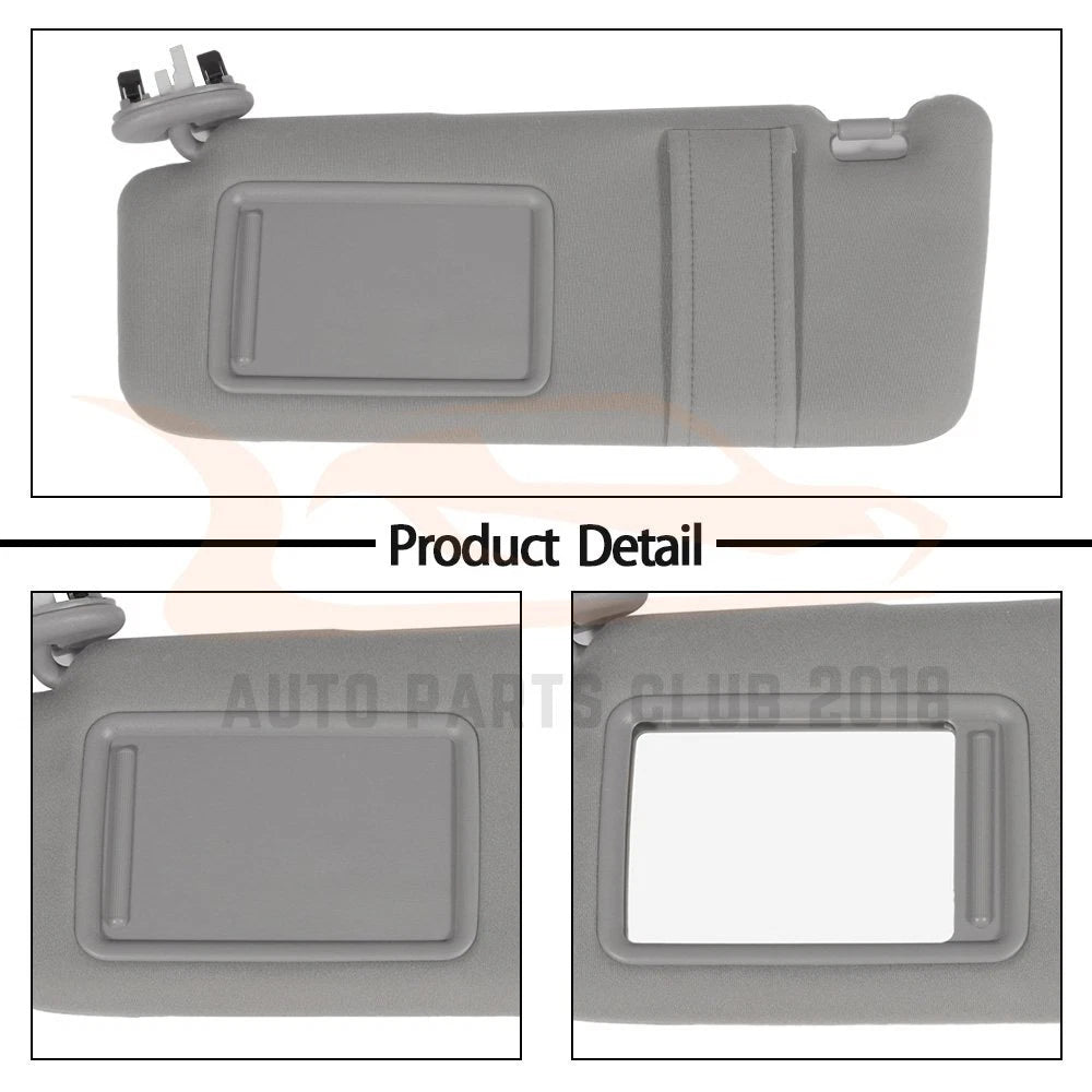 Left Driver Side Sun Visor with Sunroof for Toyota Camry (2006–2011)