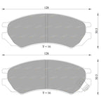 Front Disc Brake Pads Set for Nissan Bluebird U13 2.4L KA24DE (1993-1997)