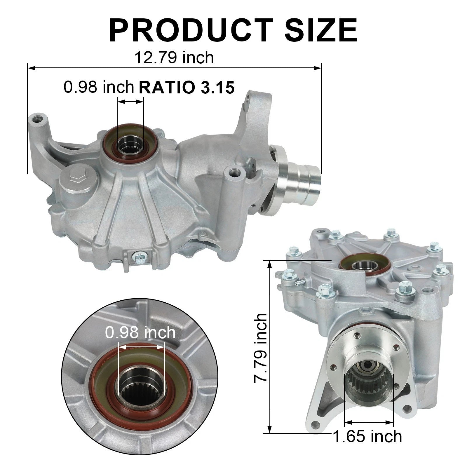 Rear Differential Assembly for Honda TRX420 Rancher (2015–2022)