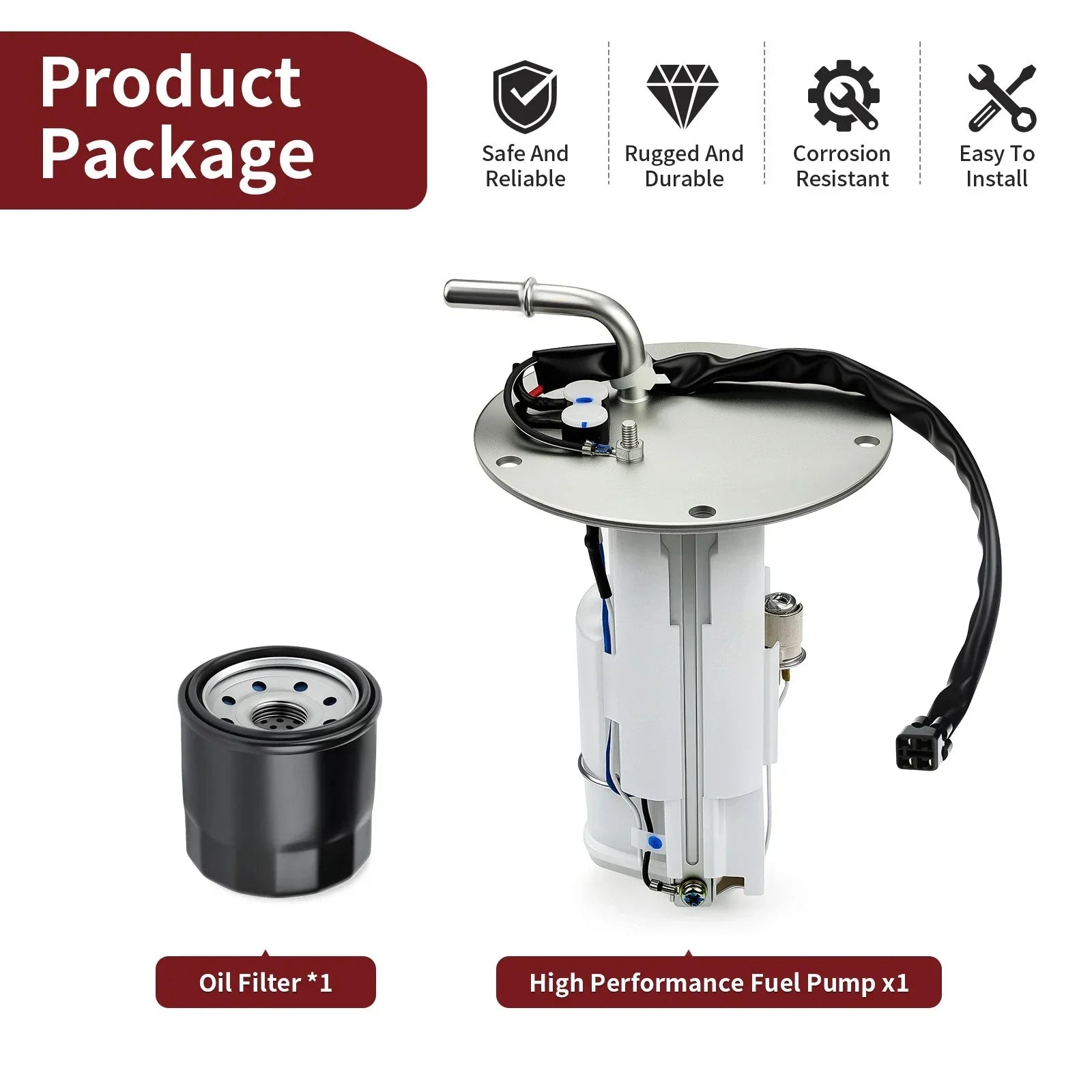 Fuel Pump for Kawasaki Vulcan 900 Custom Classic LT (2006–2024)