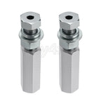 2X Quick Release Flag Pole Holder for ATV UTV Motorcycle Dirt Bike