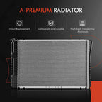 Radiator with Trans Oil Cooler for Chevy Camaro, Caprice (1970–1981)