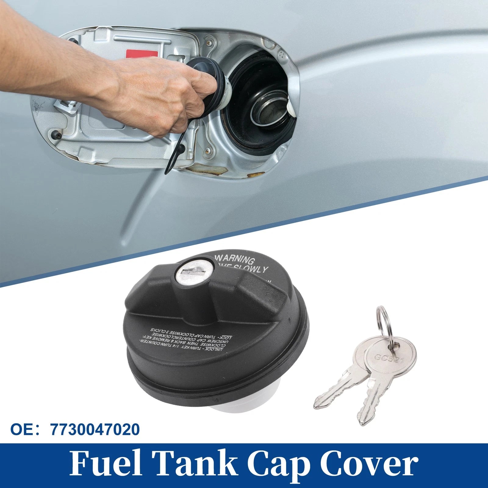 Locking Gas Cap with Keys for Toyota Camry (No.7730047020)