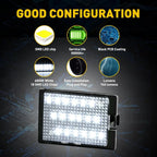 Set of 2 White LED License Plate Lights for Dodge Durango (2014–2021)