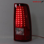 LED Tail Lights for Chevy Silverado 1500 2500 (2003–2006) Red Left+Right