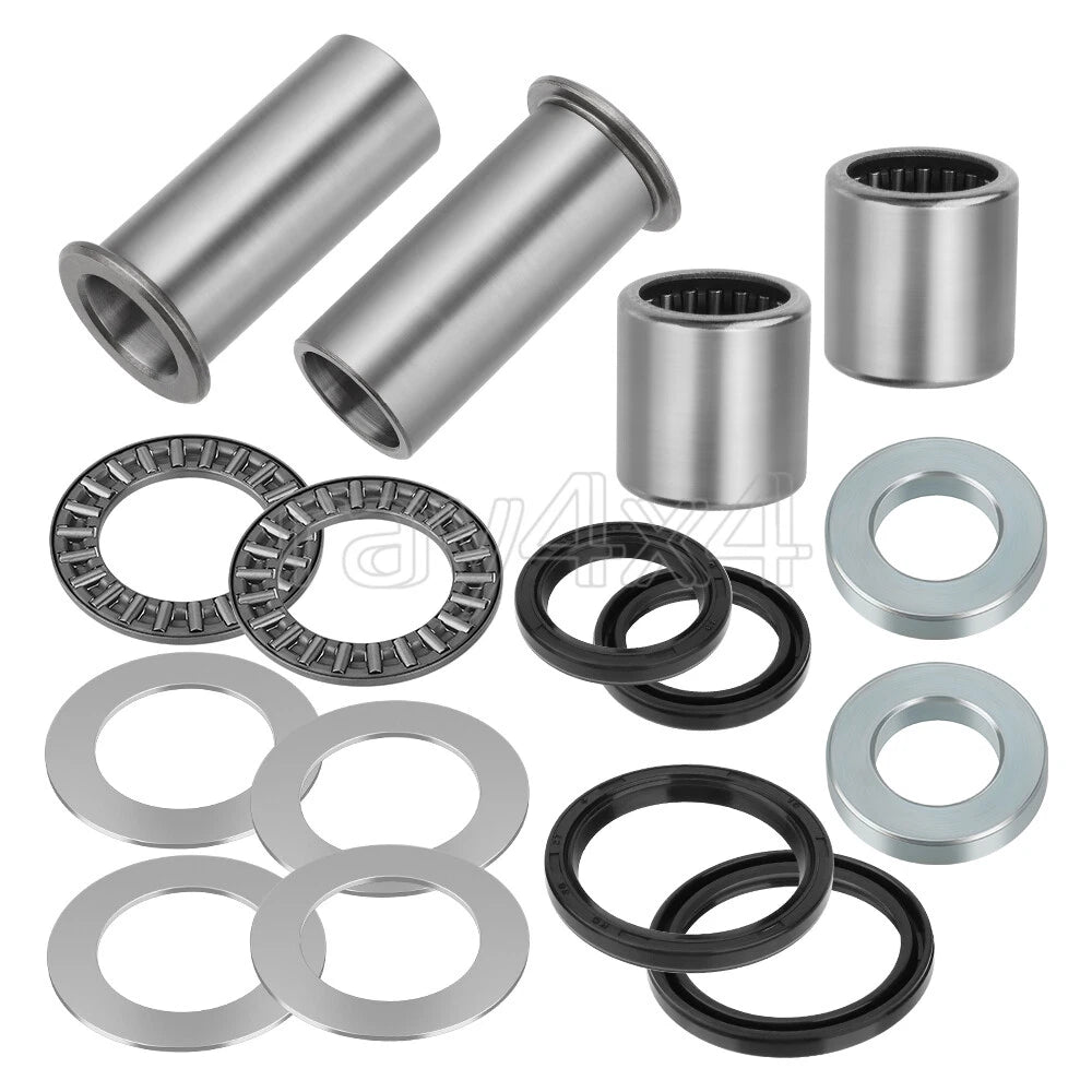 Swing Arm Bearing Seal Rebuild Kit for Suzuki RM125 RM250 (1996–2008), DRZ400 (2000–2023)