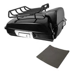 Black Razor Trunk Backrest Luggage Rack for Harley Street Road Glide (2014–2026)