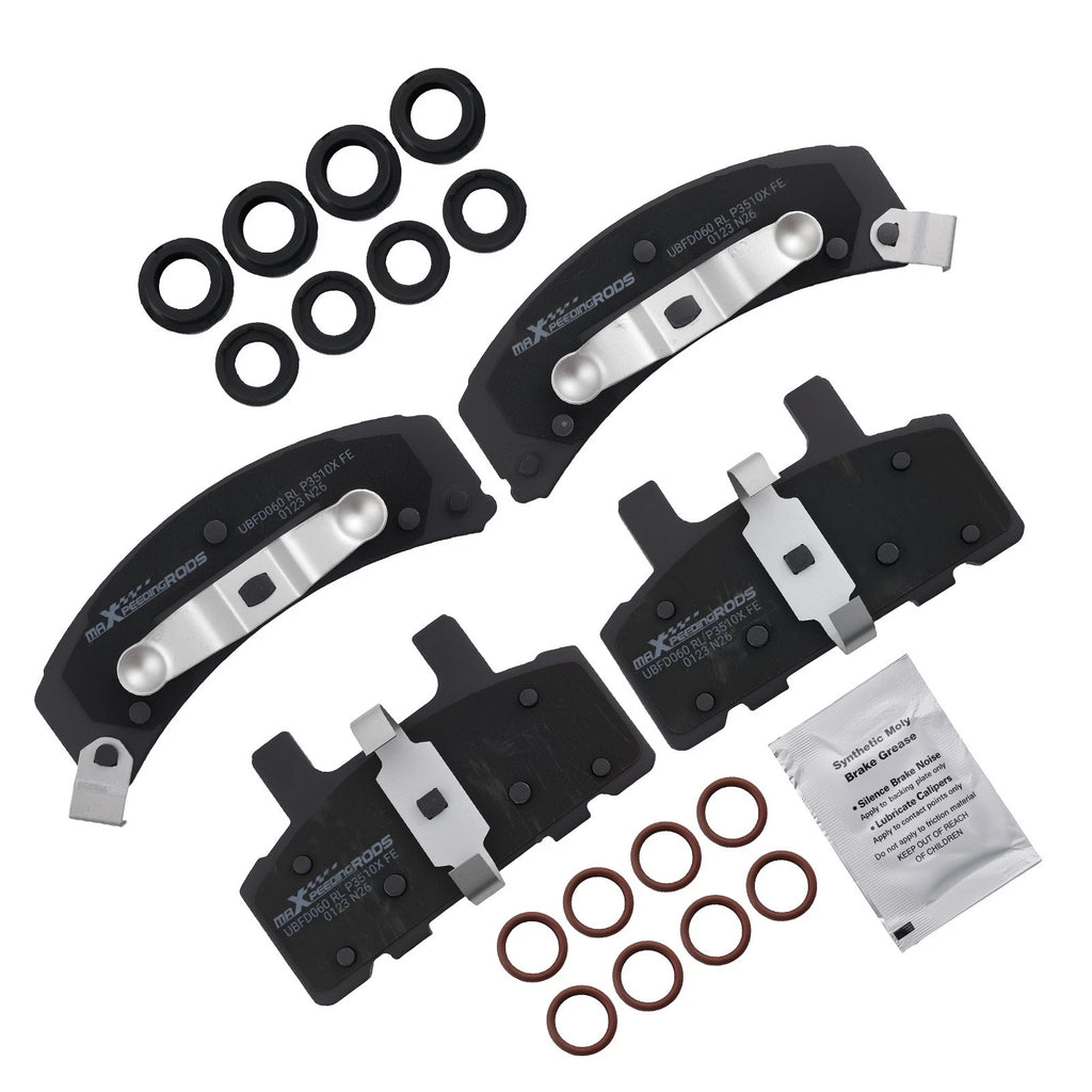 Set of 4 Front Brake Pads for Cadillac DeVille Escalade Fleetwood Chevy C1500
