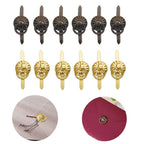 Set of 12 Antique Door Ring Pull Handles for Jewelry Box Cabinet 12mm