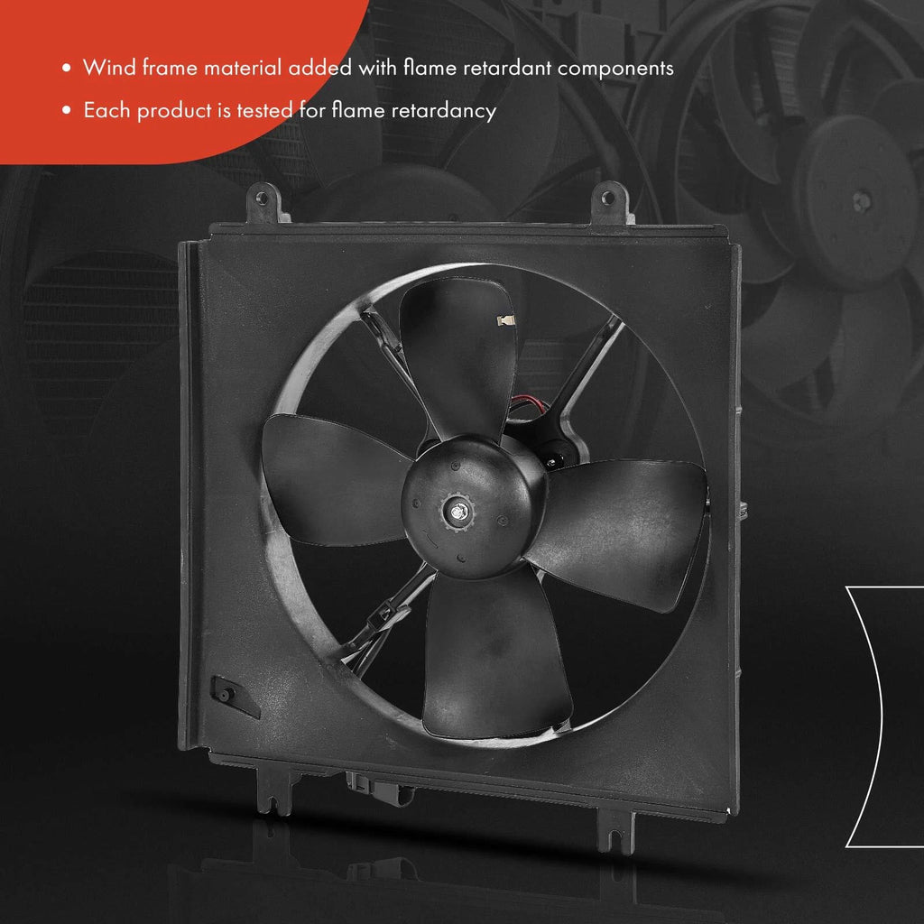 Radiator, AC Condenser & Cooling Fan Assy Kit for Honda CR-V (1997–2001)