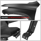 Driver Side Fender Panel for Chevy Traverse (2018–2024) Black Primered