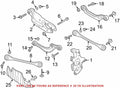 Genuine OEM Rear Right Suspension Control Arm 8W0501530D for VW Audi (2010–2018)