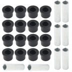 16Pcs A-Arm Bushing Kit Black for Honda TRX400EX TRX400X (1999–2008) AR2-2