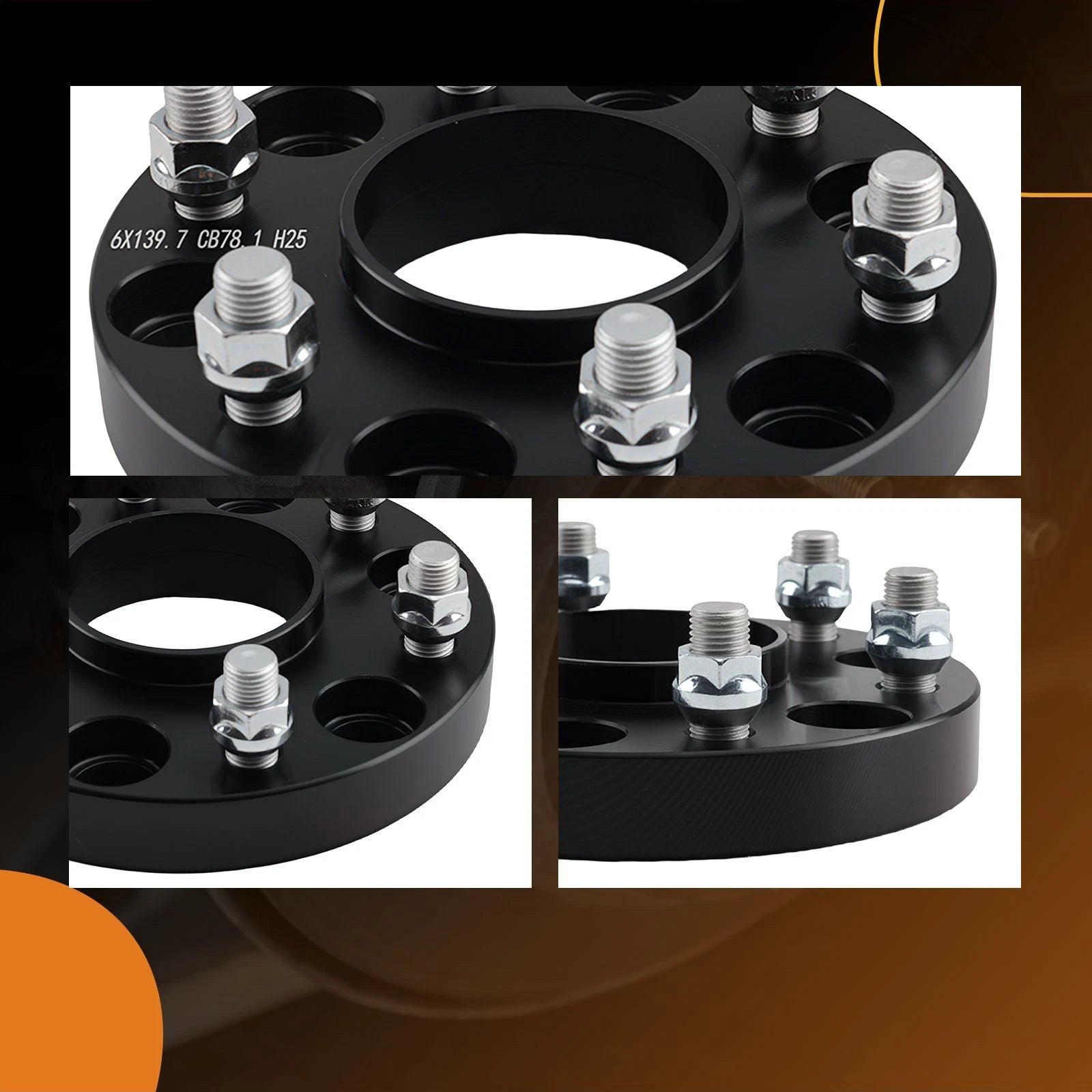 Set of 4 Wheel Spacers for Cadillac Escalade/ESV/EXT (1999–2022) 6x139.7mm M14x1.5