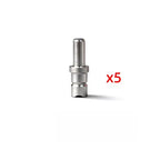 Milk Frothing Tube Connector Nozzle for Barista Tools (1.5cm)