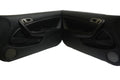 Front Insert Door Panel Cover for Acura RSX (2002–2006) Black Leather
