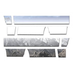Chrome Rocker Panel Set 10pc for Ford F150 Regular Cab (2009–2014)