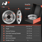 Brake Rotor & Pad & Caliper Set for Ford Expedition Lincoln Navigator