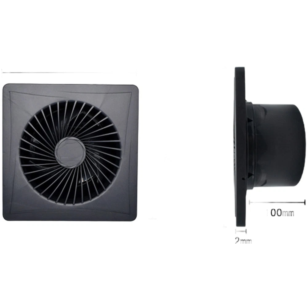 4in 6in 8in Solar Powered Ventilation Fan for RV Boat Trailer