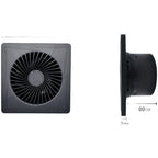 4in 6in 8in Solar Powered Ventilation Fan for RV Boat Trailer