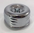 Chrome Louvered Air Cleaner Assembly for Hot Rod 2 BBL Carburetor (Hot Rod)