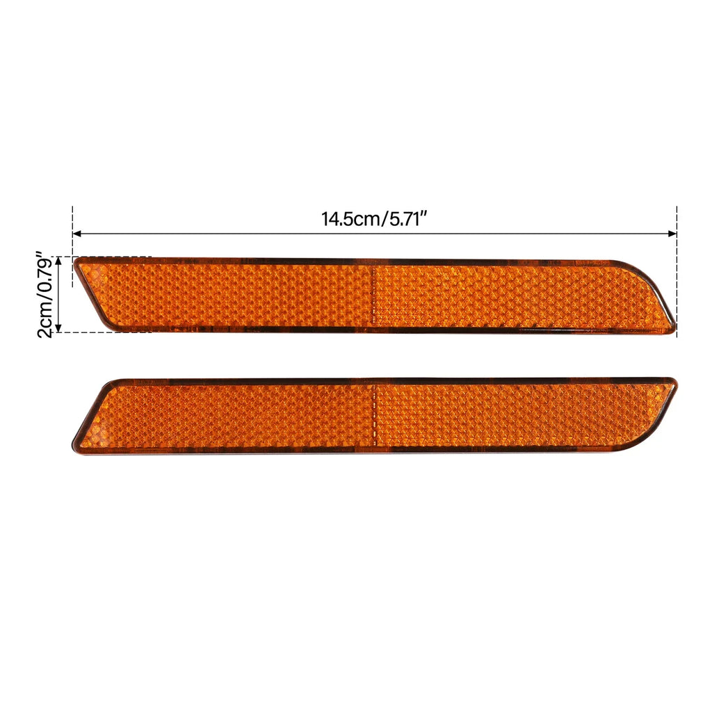 Saddlebag Latch Cover Reflectors for Harley Touring Road King (1994-2013)