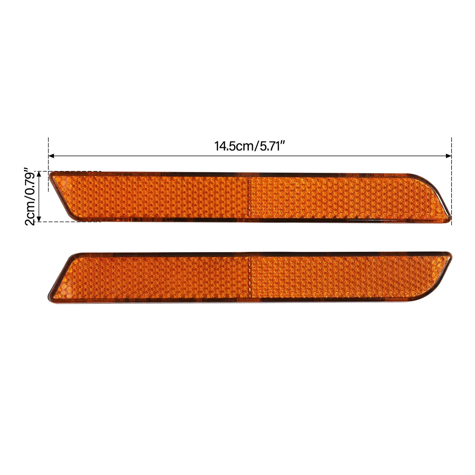 Saddlebag Latch Cover Reflectors for Harley Touring Road King (1994-2013)